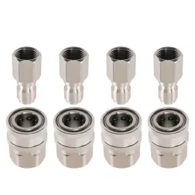 Lxdiv7 Maxpeedingrods 3/8 Inch Npt Quick Connect Pressure Washer Adapter Surface Cleaner 8pcs Set