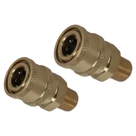 S82oxi Maxpeedingrods 2x 1/4 Inch Quick Connect Male Npt Thread High Pressure Washer Adapter Coupler