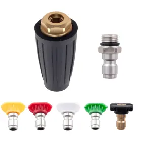 T7c8kj Maxpeedingrods 4000 Psi Pressure Washer Turbo Rotating Nozzle And 5 Degree Spray Tip Nozzles 1/4 Inch T7c8kj Maxpeedingrods 4000 Psi Pressure Washer Turbo Rotating Nozzle And 5 Degree Spray Tip Nozzles 1/4 Inch