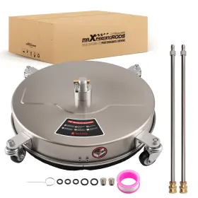 T81qwu Maxpeedingrods Pressure Washer Surface Cleaner 4000 Psi With 4 Wheels 2 Extended Wands