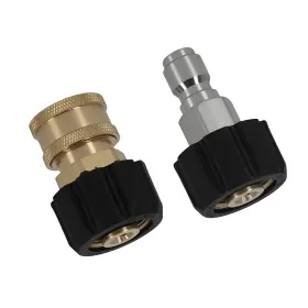 Maxpeedingrods Tkh0sv M22-14mm Female 3/8in Brass Pressure Washer Adapter For 5000 Psi