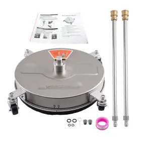 Maxpeedingrods Tyr7w6 Heavy Duty 16.5 Inch Pressure Washer Surface Cleaner 4200 Psi Dual Spray Nozzle