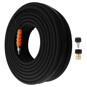 V8ncbi Maxpeedingrods 150ft Steel Wire Braid Power Pressure Washer Hose 4800psi 3/8 Inch Quick Connect