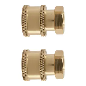 Vh6t0a Maxpeedingrods 1/4 Inch Qc Socket To Female Npt Brass Coupler Adapter For Pressure Washer Wand 2pcs