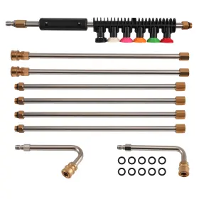 Maxpeedingrods Vloky1 High Pressure Washer Extension Wand Stainless Steel 4000psi 1/4 Inch Quick Connect
