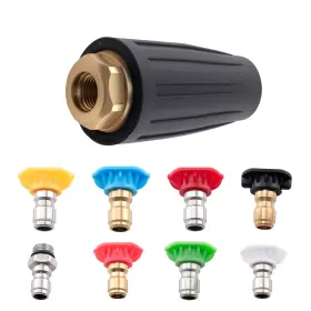Vqogb3 Maxpeedingrods 4000psi Pressure Washer Turbo Head Nozzle Spray Nozzles Tips 1/4 Qc Multi Angle Vqogb3 Maxpeedingrods 4000psi Pressure Washer Turbo Head Nozzle Spray Nozzles Tips 1/4 Qc Multi Angle