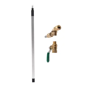 Maxpeedingrods W2dbj9 Pressure Radiator Flush Cleaning Wand 23.62 Inch Stainless Steel 4x Straight Hole