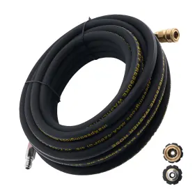 Maxpeedingrods X49qa3 50ft 3/8 Inch Pressure Washer Hose 4200psi M22 Quick Connect Kink Resistant