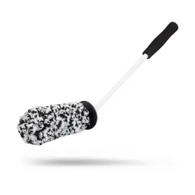 704604 Maxshine Universal Microfiber Wheel Brush - 45 Angled 55cm Black White