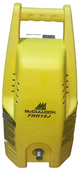 Fhh16j Mcculloch High Pressure Jet Washer Main Unit Only Untested As Is #2