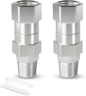 Xj-181 Meanlin Measure Pressure Washer Swivel 3/8 Inch Npt Male Thread Fitting Stainl