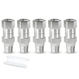 Xj-347 Meanlin Measure Pressure Washer Swivel 3/8 Inch Npt Male Thread Fitting Stainless Steel Ki