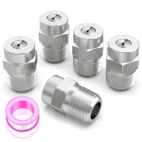 Xj-393 Meanlin 30 Degree Surface Cleaner Tips 1/4 Inch Npt Male 2.5 Orifice 4000 Psi Thre