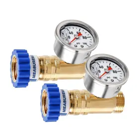 Ma166 Measureman Leadfree Brass Water Pressure Regulator Garden Hose