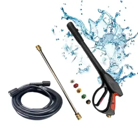 8-part Mecctp 785378938468 Pressure Washer Gun Replacement Kit 8m Hose Wand 26 Ft 3000 Psi High
