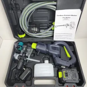 Pw-1-green Mecoc Cordless Pressure Washer 970psi Portable Power New #2
