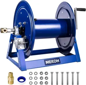 0105.0420.2 Mekoh Heavy Duty Pressure Washer Hose Reel With Hand Crank