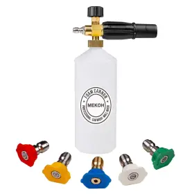 Mekoh 784115813433 1 Liter Adjustable Foam Cannon Snow Lance With 1/4 Inch Quick Connecto
