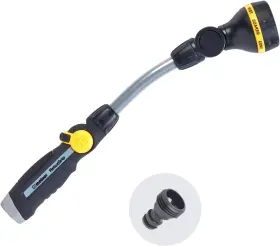 65173amz Melnor Relaxgrip 8 Pattern 16 Inch Pivoting Wand Metal Black Yellow