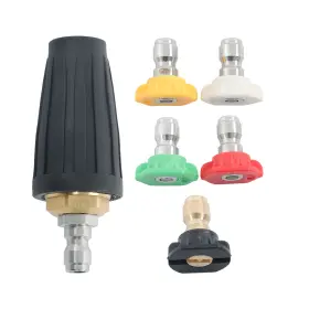 1471056 Menbager Lightweight 4.0gpm 360 Rotating Turbo With 5 Spray Nozzles Pressure Washer 3600psi