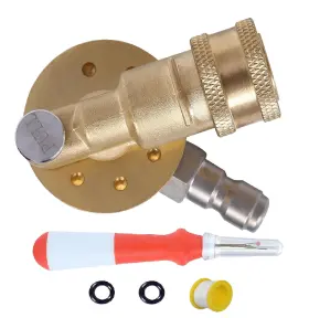 Meteor Blast 728370300154 Pivoting Coupler 270 Degree With 7 Angles Heavy Duty Design And Stainless Ste