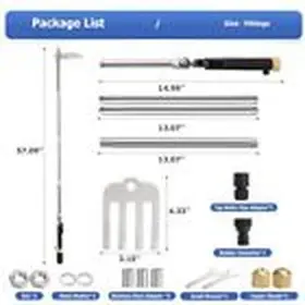 Mifyoo 313103013007 2 Use Gutter Cleaning Tools With Rake Removable High Pressure Power Washer #3