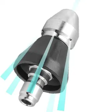 Steel3 Mizorlie 782589470886 Pressure Washer Sewer Jetter Nozzle With Stainless Steel3/8ftft Quickl