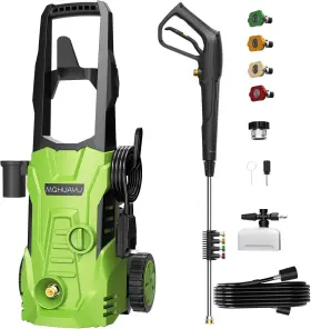 G08hy001 Mqhuayu 4200 Psi 2.8 Gpm Electric Pressure Washer With Gfci Plug&4 Nozzles Power