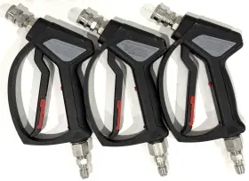 10.5007 Mtm Hydro Preowned 3 Easy Hold Sgs28 Spray Guns With Ss Qc Fittings Installed #2