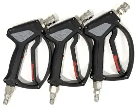 10.5007 Mtm Hydro Preowned 3 Easy Hold Sgs28 Spray Guns With Ss Qc Fittings Installed