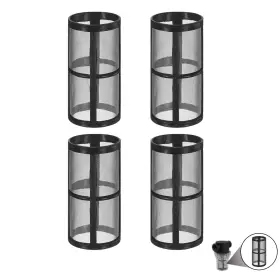 Mesh-4 Mtuiewo 4-pack Stainless Steel Screen Made For Garden Hose Filter Black 100 Mesh Pre