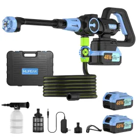 Pu8bl-01us Mupeak Brushless Cordless Pressure Washer 1200psi Portable Power With 2 Rech