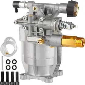Muturq 313108662668 3/4 Inch Shaft Horizontal Pressure Washer Pump 2600-3000 Psi 2.5 Gpm Oem Replacem