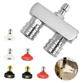 Tips0507 Naxvio Pressure Washer Tips 5000 Psi Dual High Nozzle 1/4ftft Q Tips0507 Naxvio Pressure Washer Tips 5000 Psi Dual High Nozzle 1/4ftft Q