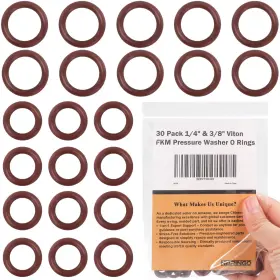 Nbringo 716597866423 Power Pressure Washer O Rings 30 Pack Viton Fkm Ring Kit F