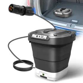 Pw-e01 Ncoen Portable Electric Pressure Washer Black 2g 290 Psi Cordless Foldable