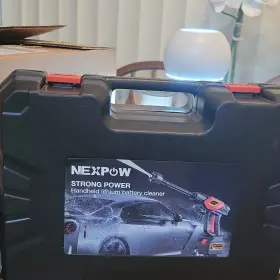026114195362806 Nexpow Cordless Handheld Pressure Washer 48v Battery With Hose And Carrying Case