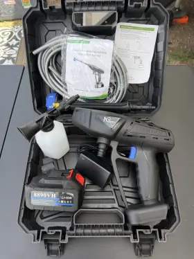 8890vh Ngeco Cordless Cold Water Pressure Washer Battery Hose Soap Tank