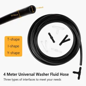 Nozzle-11001 Nhhc Windshield Washer Nozzles Hose Kit-4m Fluid 6 Pcs Connectors Wi #3