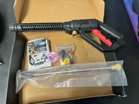 Nixx 744348406246 Pressure Washer Gun With Power Wash Extension Wand 4000 Psi 5 Sprayer Noz. Bd3
