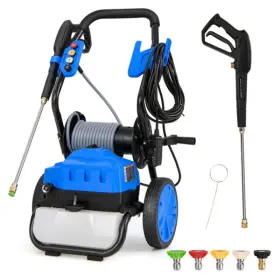 Su-10365us-bl-se Nomixing Electric High Pressure Washer 2300 Psi 1.8 Gpm Deep Cleaning Machine With Wheel