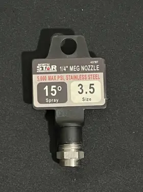 43787 North Star Northstar 1/4 Meg Nozzle #43787 3.5 Size 15 Degree Spray