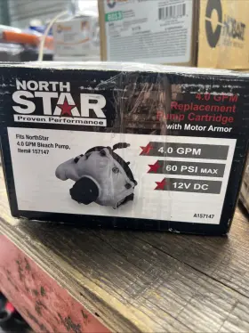 A157147 North Star Replacement Bleach Pump Cartridge W Motor Armor