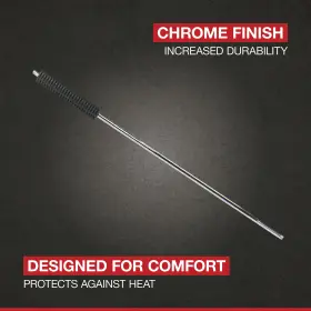 2967231 Northstar Chrome-plated Insulated Steel Pressure Washer Lance 4000 Psi 12.5 #2