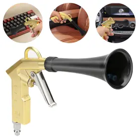 Nsioutlet 655887902802 High-pressure Car Interior Cleaning Gun 360 Rotating Tip 1/4 Inch Nozzle Vents Gaps