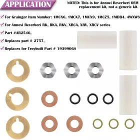 Nvqp-695 Nv-auto For Ceramic Plunger Ar2546 Pump Piston Kit Annovi Reverberi Rk Rka Rkv 18mm #2