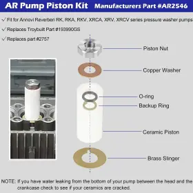Nvqp-695 Nv-auto For Ceramic Plunger Ar2546 Pump Piston Kit Annovi Reverberi Rk Rka Rkv 18mm #3