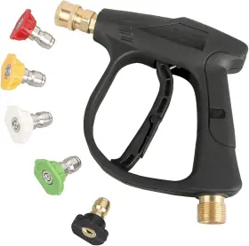 Opendoor 431276044702 Pressure Washer Gun 3000 Psi Max With 5 Color Quick Connect Nozzles M22 Hose