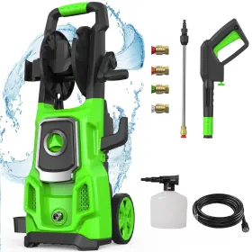 Orgtoy 678233412215 Electric Pressure Washer Power 4500 Max Psi 3.2 Gpm Machine Wi