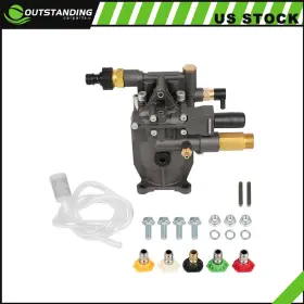 Ou180195parts Outstanding-carparts 3/4 Inch Shaft Horizontal Pressure Washer Pump Water 3000 Psi 2.5 Gpm